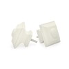 Ivilon Drapery Window Curtain Rod Set - Square Design 1