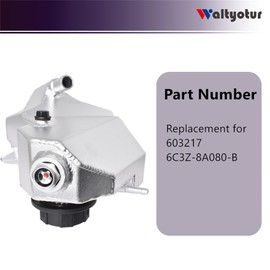 603-217 Aluminum Coolant Overflow Degas Bottle Reservoir Replacement for Ford F-250 Excursion 6.0L V8 Replacement for 603217 6C3Z-8A080-B