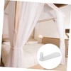 SHOWERORO 4pcs Bed Net Bracket Presser Feet Rod Holder for