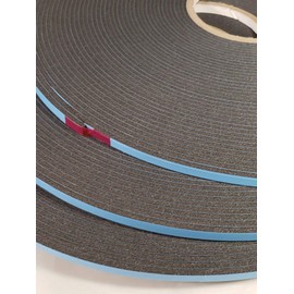 Double Coated Window Glazing Tape, DC-PEF12P Width 1/8” x Thick 1/4" x 75’ Black