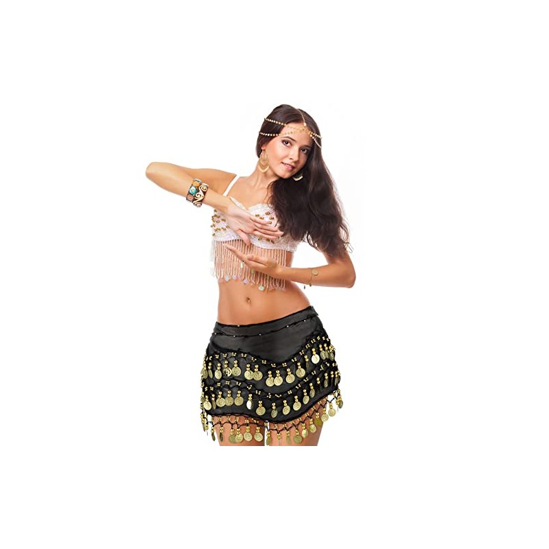 Sureio - 4 accesorios de disfraz gitana, accesorios de danza