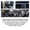 20PCS Car Metal Retainer Clips, Front Console Dashboard Metal Retainer,