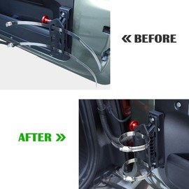 Aluminum Adjustable Roll Bar Fire Extinguisher Mount Bottle Holder Bracket For Land Rover Defender Quick Release Fire Extinguisher Bracket 90 110 130 2020-2025