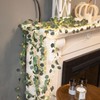33 Ft Vine with Eucalyptus Leaf Lights Battery Operated, 8