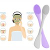 Pore scrubber, Double-End Silicone Face Mask Brush Silicone Face Scrubber,