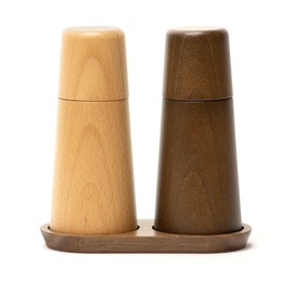 Sands Made Salt & Pepper Mill Bundle, Beechwood / Walnut Stained Beechwood / Walnut Stained Beechwood