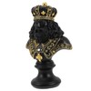 GRIRIW Desktop Chess Sculpture Chic Office Decor Stylish Chess Status