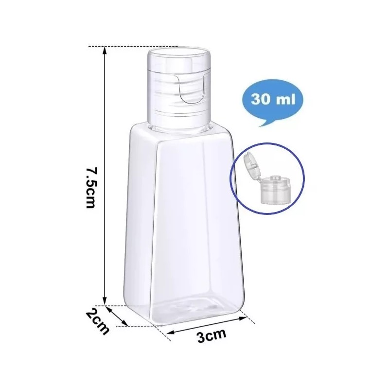 BodyCareW Botellas Envases Kit Viaje Cosméticos Y Aseo Personal Bodycw