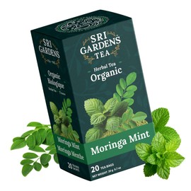 Sri Gardens Tea Moringa Mint Tea Bags, 20 count