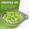 Gevoli Large Collapsible Colander with Self Draining Base - 5Qt