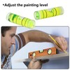 Hegebeck 10Pcs Small Cylindrical Bubble Spirit Level Vials, 9.5×34 mm/