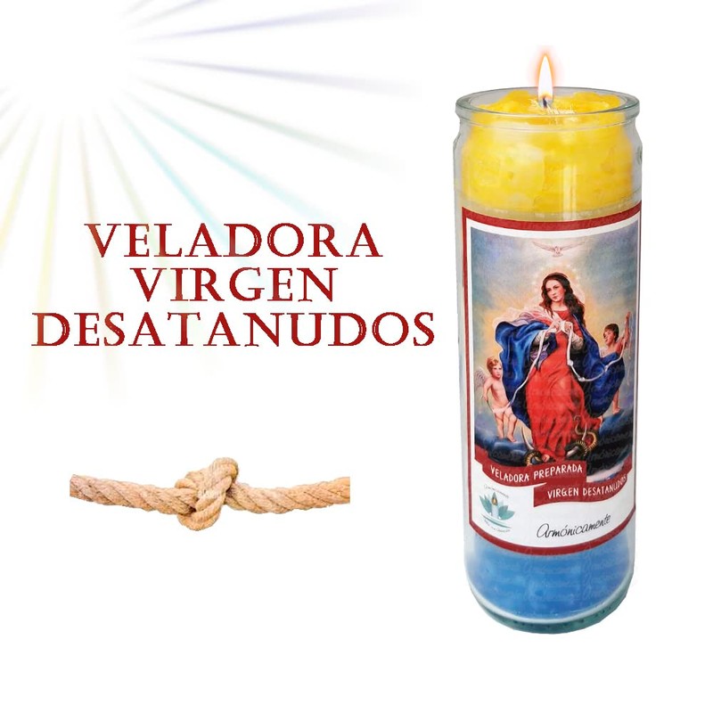 VELADORA VIRGEN MARÍA DESATANUDOS | SALUD, PETICIONES ESPECIALES, GRATITUD, VELA