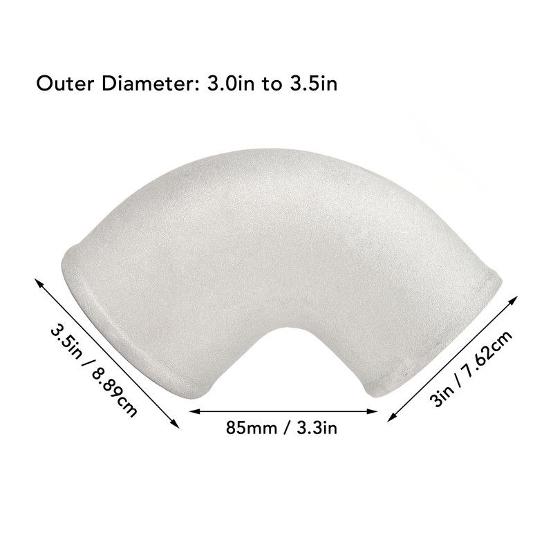 90 Degree Reducing Elbow Pipe Good Sealing Rustproof Cast Aluminum