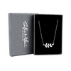 Sofia Milani - Women's Necklace 925 Silver - Leaf Pendant