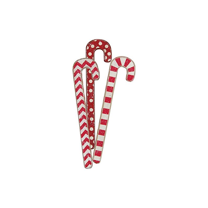 Primitives by Kathy 22592 Christmas Red & White Candy Canes,
