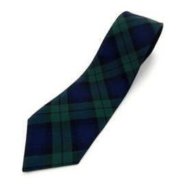 Mens Tartan Neck Tie, Available in a Selection of Tartans (Black Watch)
