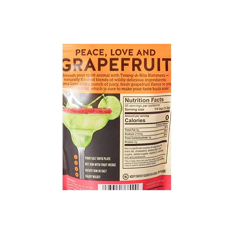Twang-a-Rita Rimming Salt Varieties - 4 ounce pouch - (2