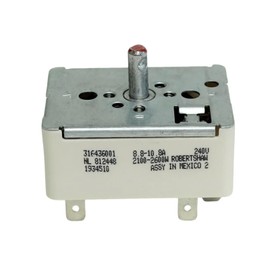 316436001 Range Stove Element Burner Switch Replacement parts for Frigidaire Replaces AP3885460 PS1145040 1155395 316021501 AH1145040 EA1145040