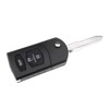 YINETTECH Key Case with 2 Buttons, Compatible with Mazda 2/3/6/RX8/MX5