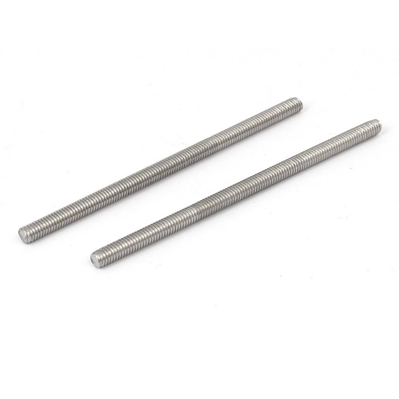 uxcell M4 x 80mm 304 Stainless Steel Fully Threaded Rod