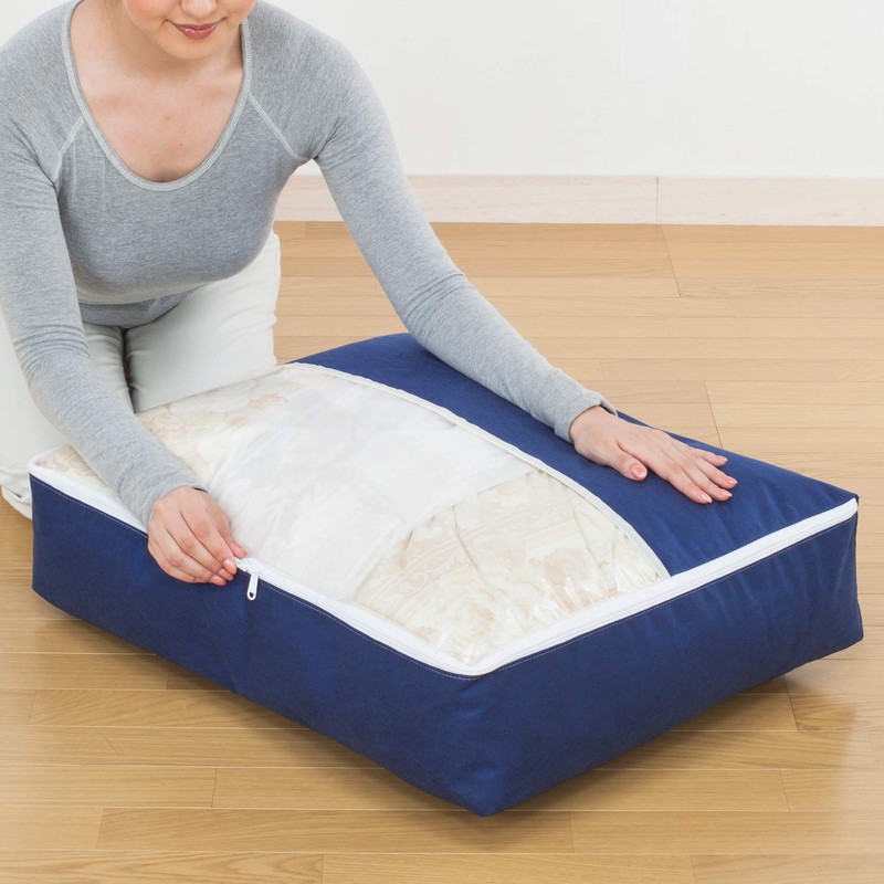 Astro 131-28 Duvet Storage Bag, For Single, Navy, Non-woven Fabric,