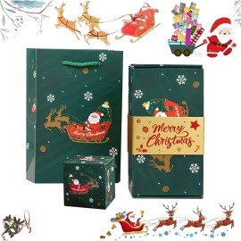 Teotopoa Surprise Gift Box Explosion for Money, Merry Christmas Surprise Gift Boxes, P...