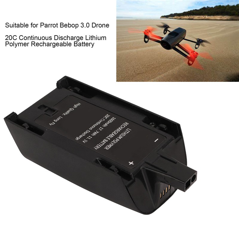 11.1V 1600mAh 20C 17.7Wh Lipo Battery for Parrot Bebop Drone