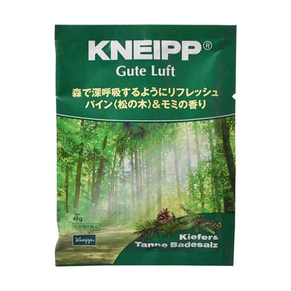 Kneipp Japan Kneipp Gutelft Bath Salt, Pine & Fir Scent, 1.4 oz (40 g)