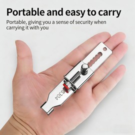 Portable Door Lock for Travel No Drill,Hotel Door Safety Locks from Inside
