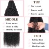 Pre Looped Micro Curly Crochet Hair 18 Inch 8 Packs