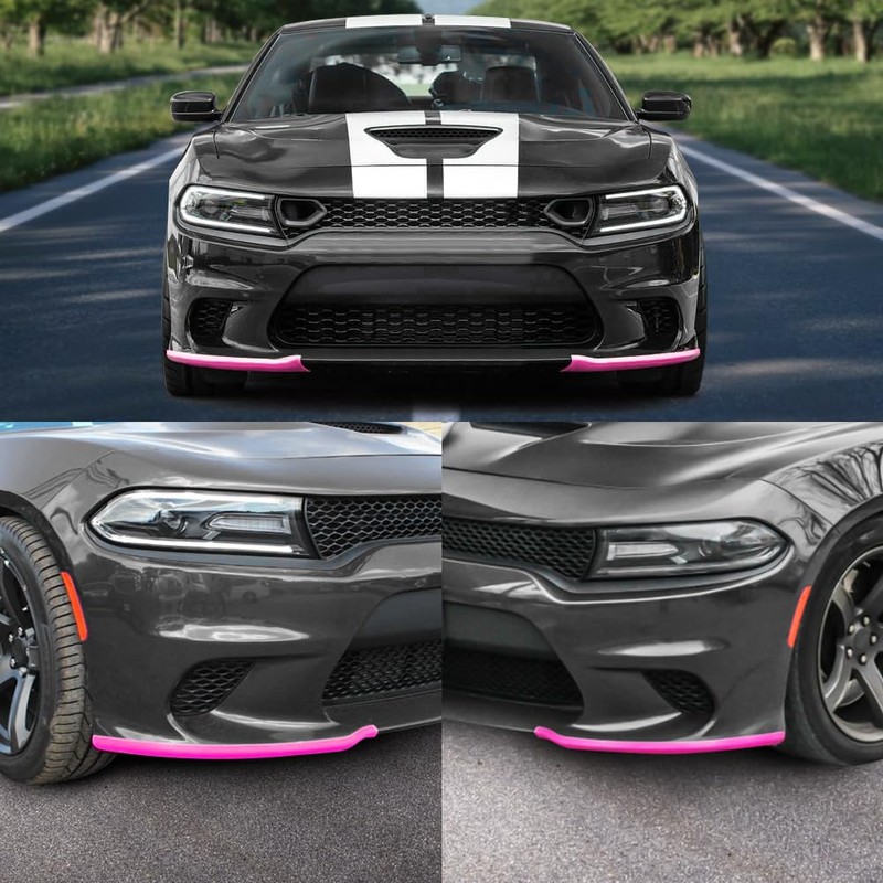 JDMON Front Bumper Lip Splitter Protector Compatible with Dodge Charger