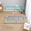 Futon Cover, Semi Double Size, 100% Cotton, Gray, One-touch Sheet,