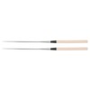 Stainless Steel Chopsticks Japanese Sushi Chopstick with Wood Handle Kitchen