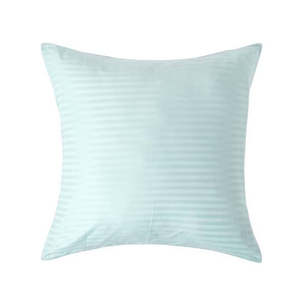 HOMESCAPES Damask Cushion Cover 60 x 60 cm Aqua with
