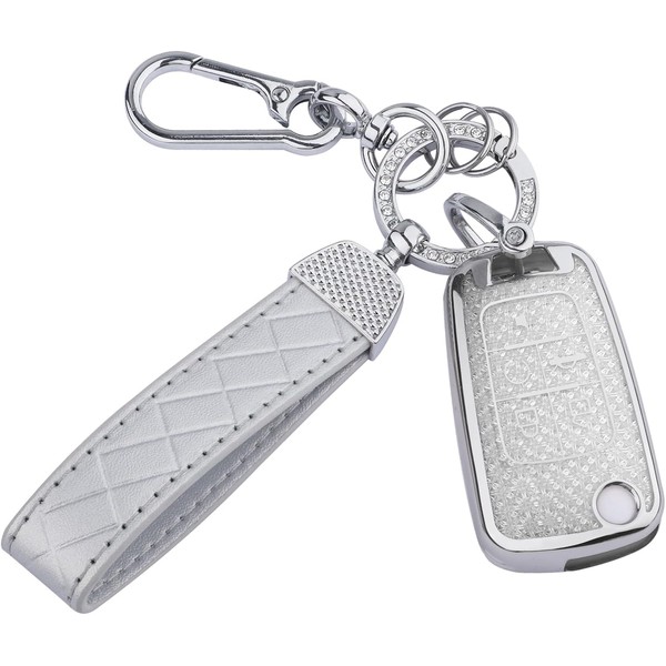 Seedwee for Chevy 5 Button Key Fob Cover, Soft TPU