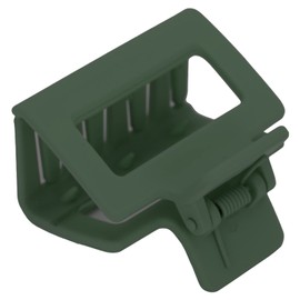 ZJchao Hair Claw Clips for Women Thin Thick Curly Hair, Rectangular Thick Hair Clips, Plastic Chin Hair Clips for Girls and Women (Matte - Army Green)