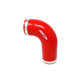 BMS Silicone Intake Pipe Upgrade compatible with 2024+ Toyota Tacoma 2.4L Turbo (Red)