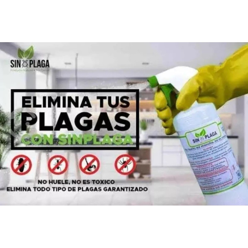 Sin plaga Líquido Sin Plaga Eficaz Caja C/12 Pzas Contra