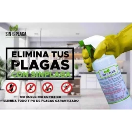 Sin plaga Líquido Sin Plaga Eficaz Caja C/12 Pzas Contra Insectos
