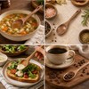 4PCS Wooden Measuring Spoons Set Natural Acacia Cute Measuring-Spoons 1