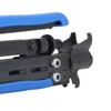 Coax Crimper Tool Kit Adjustable Coaxial Cable Crimper Stripper with