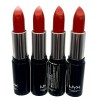 NYX 4X NYX Shout Loud Satin Lipstick Infused w Shea