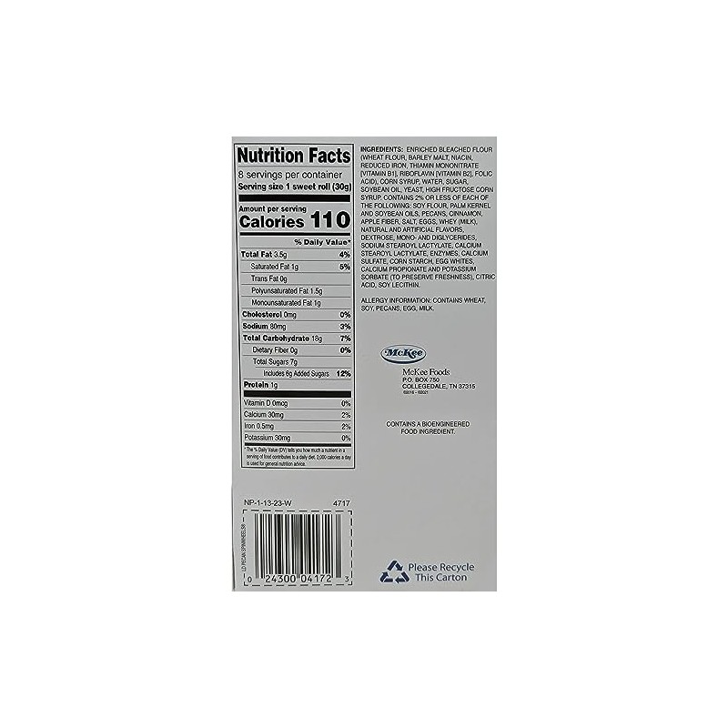 Little Debbie (Pecan Spinwheels, 4 boxes)