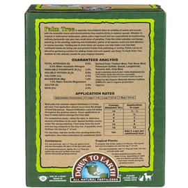 Down To Earth All Natural Fertilizers Organic Palm Tree Mix 6-2-8, 5 lb