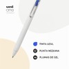 Uniball One - Bolígrafos de gel retráctiles, punta media (0.7