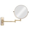 GURUN 8-Inch Double-Sided Wall Mount Makeup Mirror Antique Bronze with