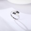 Vekoliry Dandelion Just Breathe Ring for Women 925 Sterling Silver