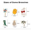 Savefree Paquete 20 Pines Pack Broches Metalicos Pines Kawaii Al