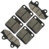 Caltric Front Rear Brake Pads for Yamaha YFZ450 YFZ 450