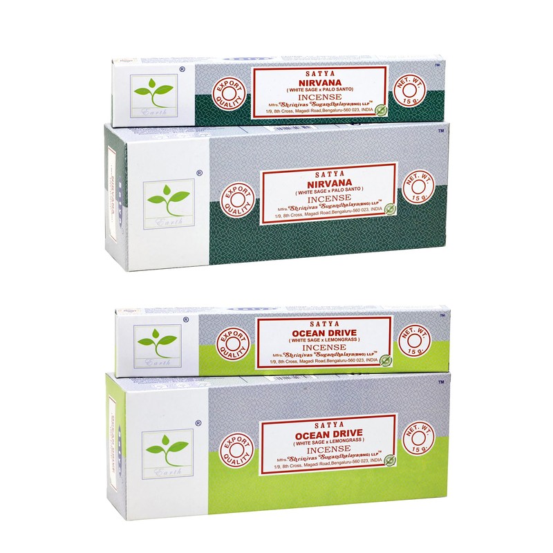 Satya Earth Incense Sticks - Pack of 3 with JRose